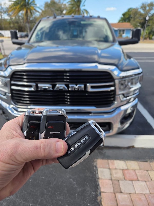  Fob repair done at flea market location in oldsmar - Dodge Truck 