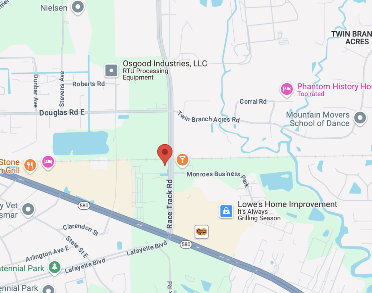 Map to 180 Race Track Rd in Oldsmar