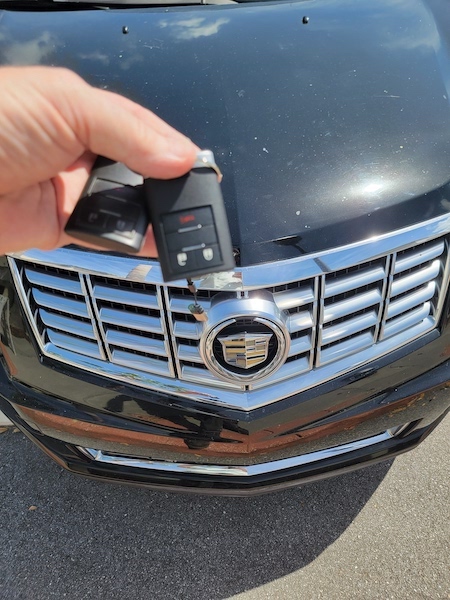  Fob repair done at flea market location in oldsmar - cadallic 